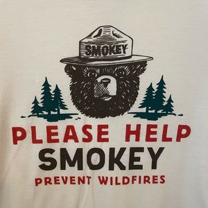 Smokey bear graphic tee